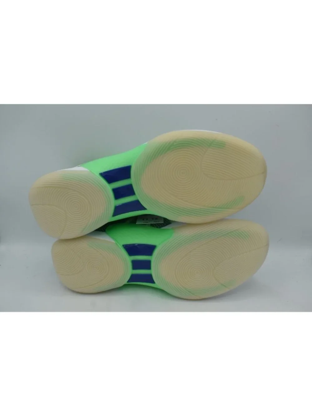 Adidas Mens Size 13 D.O.N. Issue 6 White Green‎ Blue Basketball Shoes Sneakers